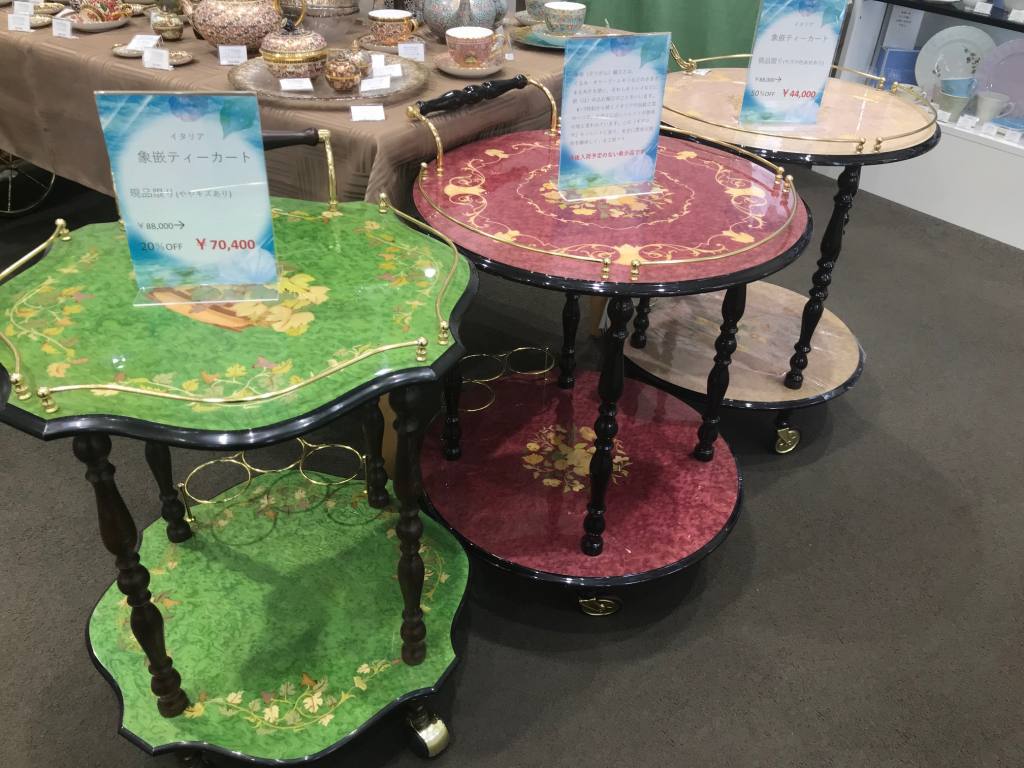 象嵌細工のティーカート。希少品です。 | OFFICIAL BLOG | ブランド