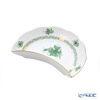 Herend 'Chinese Bouquet Green / Apponyi' AV 00531-0-00 Crescent Dish 20.5x14cm