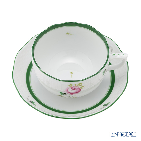 Herend 'Vienna Rose / Vieille Rose de Herend' VRH 00724-0-00 Tea Cup & Saucer 200ml