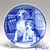 Scan Lekven 'Beagle Family' T/3023 Dog Plate 19.5cm