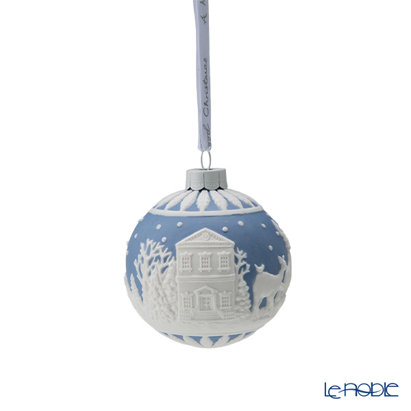 Wedgwood "Holiday - Deer / Christmas" Ornament Ball 9cm