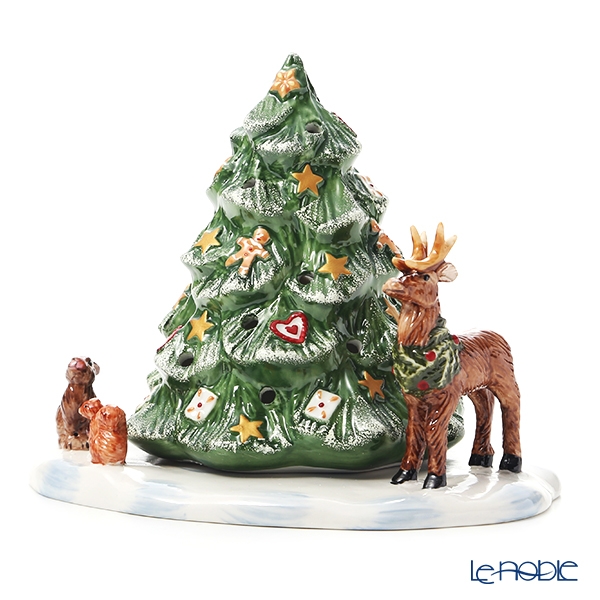 ビレロイ＆ボッホ（Villeroy＆Boch）クリスマストイズ ティーライトホルダー クリスマスツリーと森の仲間たち 6648 キャンドルホルダー