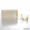 Toyo Sasaki Glass / Edo Glass 'Kin Hari - Tenku & Daichi' Clear & Gold foil Sake Cup 120ml (Junmai set of 2) G641-T78 东洋佐佐木玻璃 / 江戸硝子 '金玻璃 天空 & 大地' 纯米冷酒杯 (2件套)