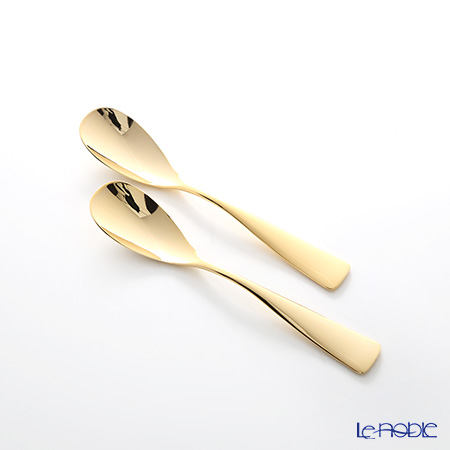 COPPER the cutlery カパーザカトラリー アイスクリームスプーン 2本セット ゴールド ミラー CI-2GDmi
