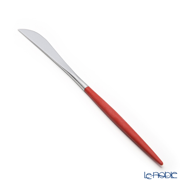 Cutipol "GOA / MIO" Red & Matte brushed Dessert Knife 21cm