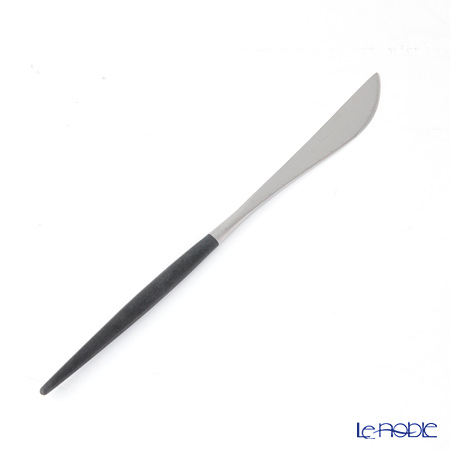 Cutipol "GOA / MIO" Black & Matte brushed Table Knife 22cm