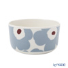 Marimekko 'Unikko / Poppy' Blue Grey x White x Wine Red 070638-153 Bowl 500ml