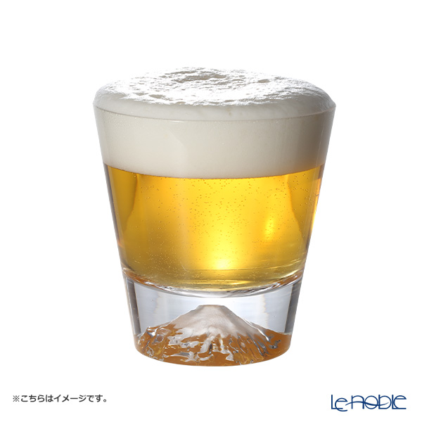 【伝統工芸】田島硝子 富士山グラスロックグラス 270ml TG15-015-2R ペア【木箱入】