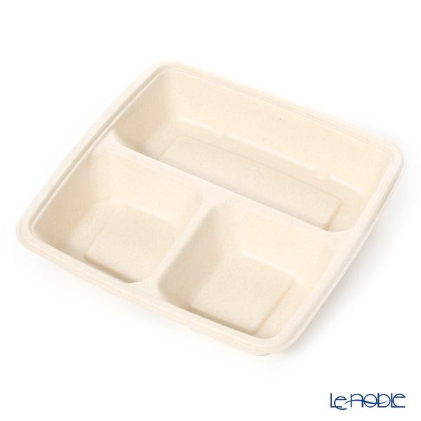 Sabart 'Eco Plate' 9 x 9 MP48090D300 & MP51901F300 3 combo Deep Tray with lid (set of 15) Pulp